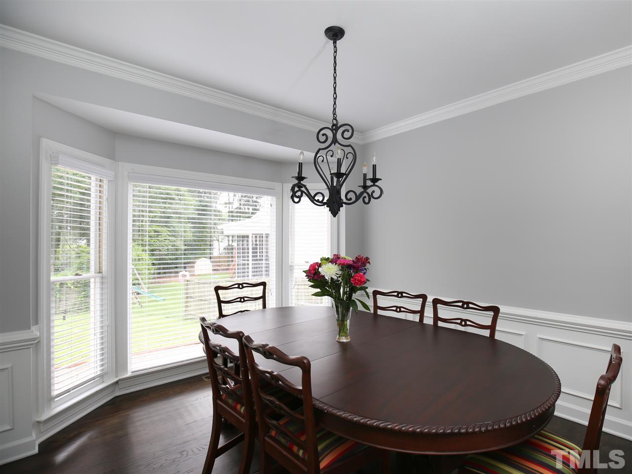 2116 Osprey Circle Raleigh, NC 27615 - Photo 11 of 25 Formal dining room with bay window