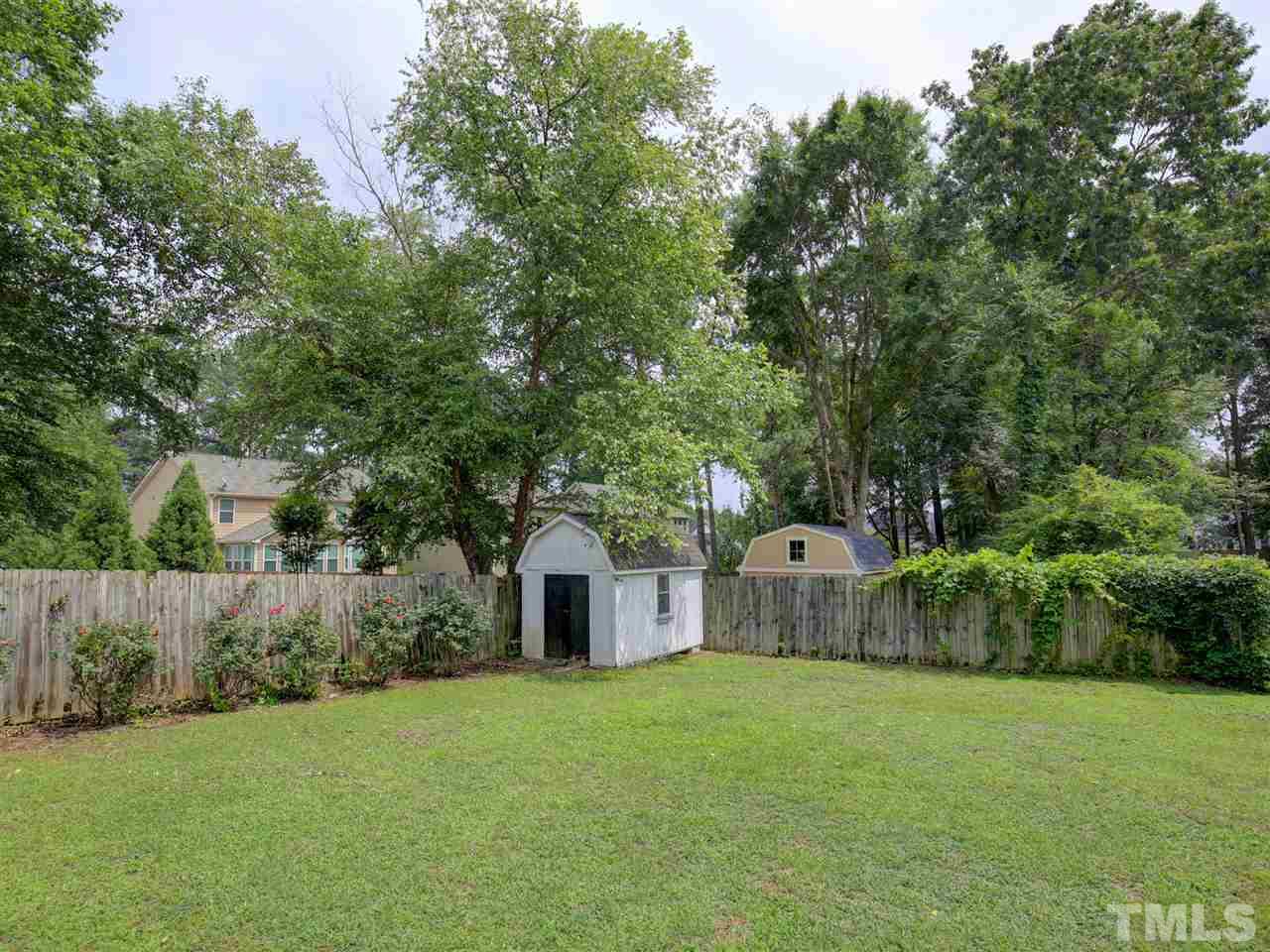2116 Osprey Circle Raleigh, NC 27615 - Photo 24 of 25 Storage shed conveys