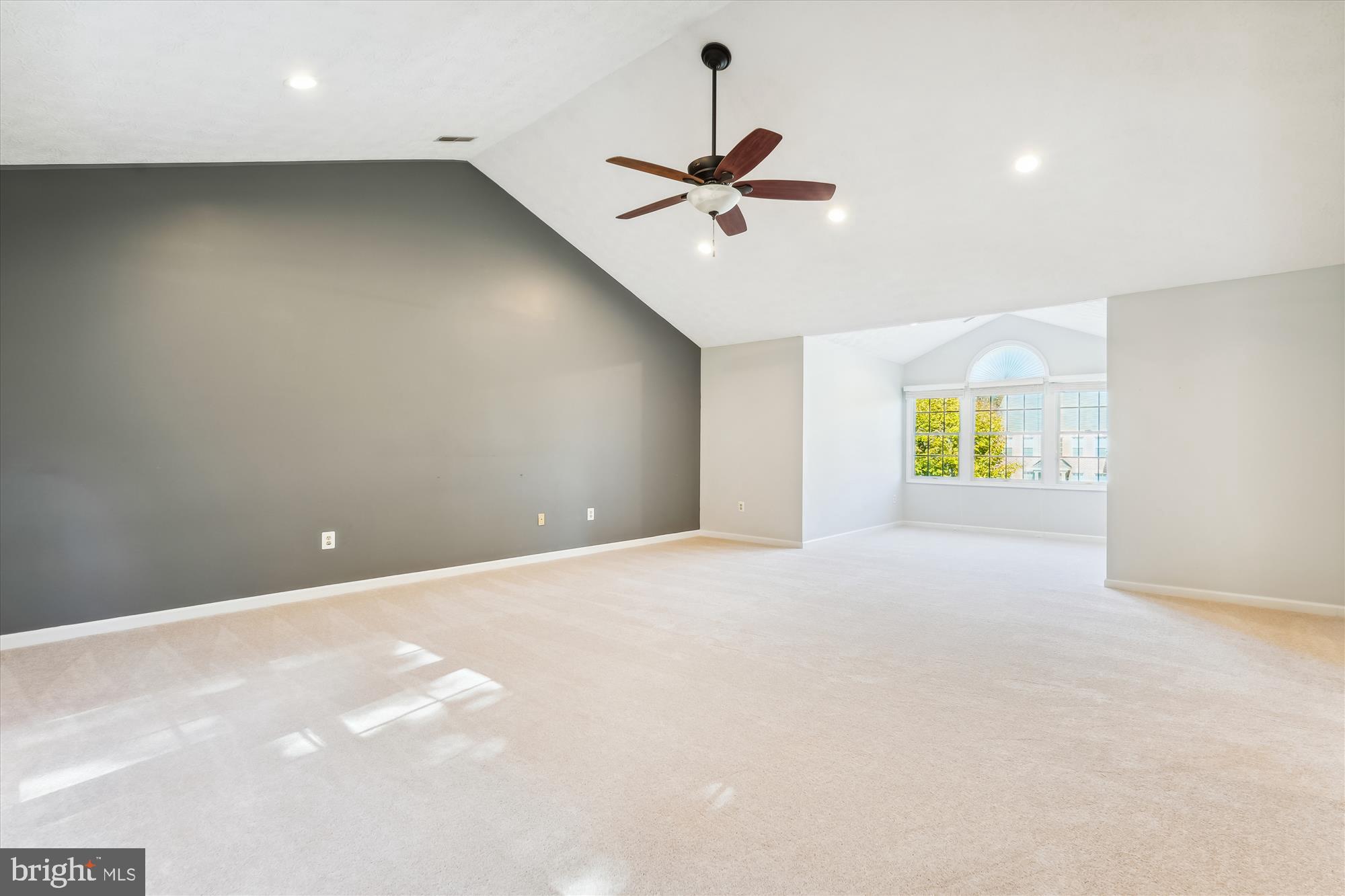 8239 Spring Branch Court Laurel, MD 20723 - Photo 21 of 40 Primary Bedroom - showstopping cathedral ceiling