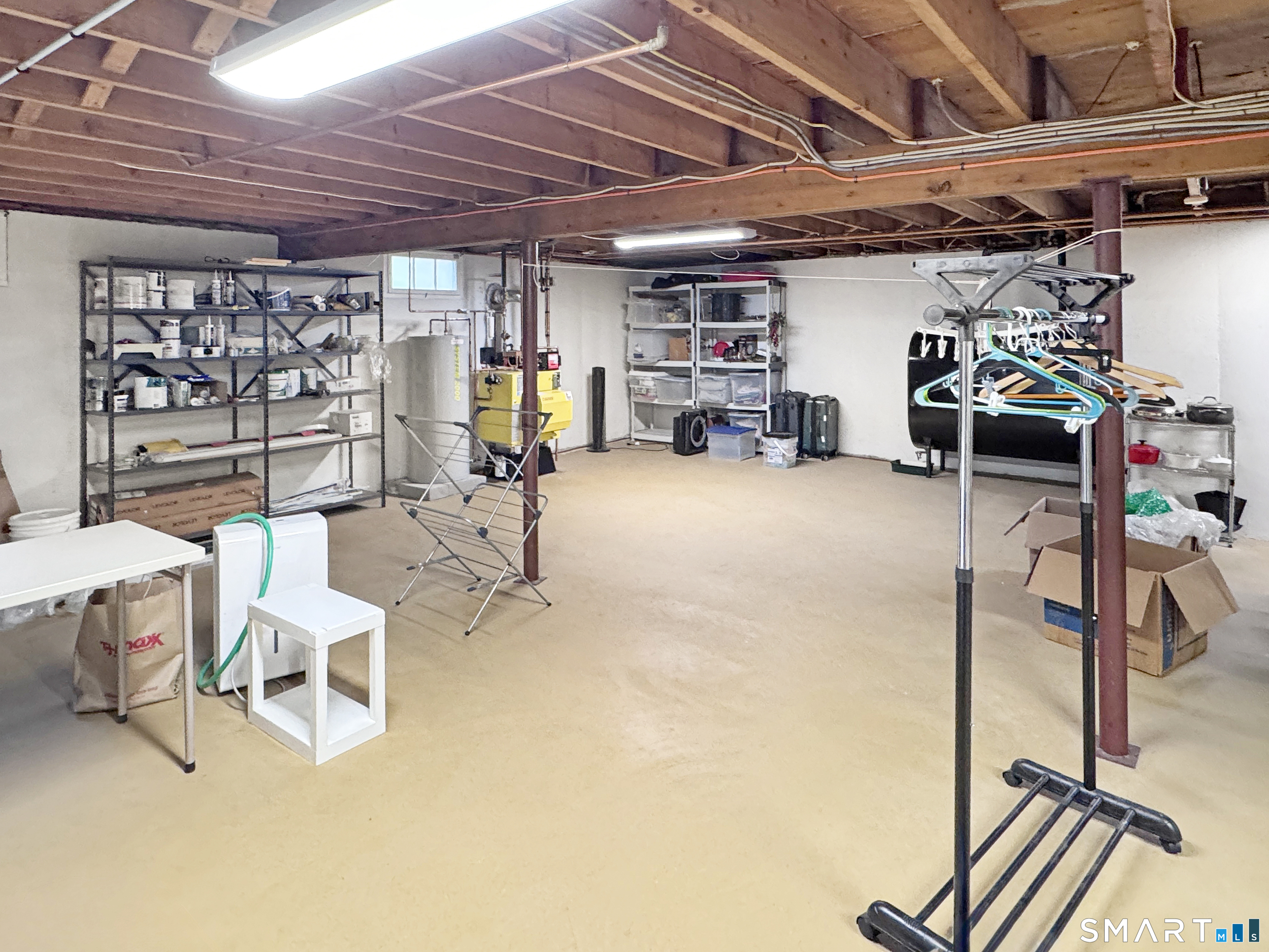 95 Stoddards Wharf Road Ledyard, CT 06339 - Photo 32 of 36 Basement with New Furnance and Hot Water Tank
