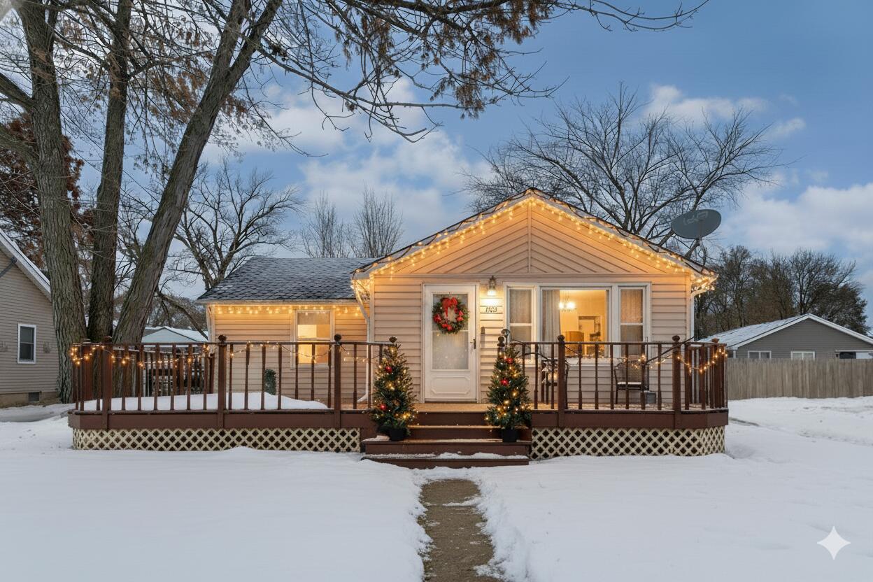 1250 East North Street Crown Point, IN 46307 - Photo 2 of 15 a front view of a house with a yard