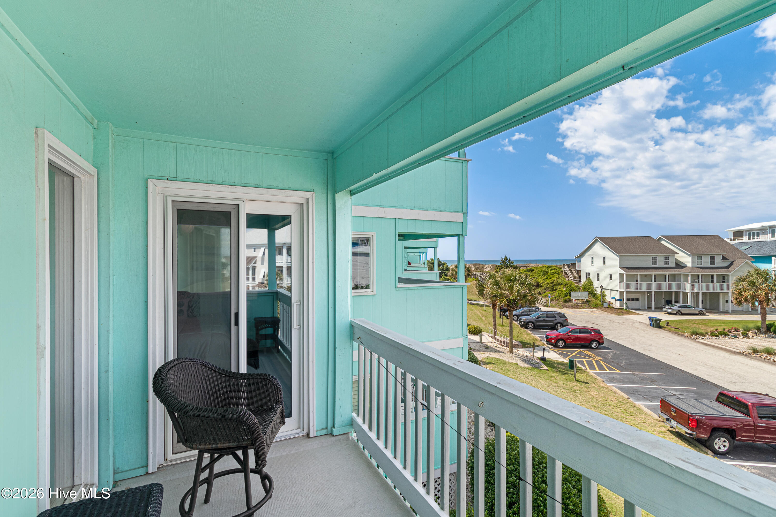 301 Commerce Way, Unit 255 SEA SPRAY Atlantic Beach, NC 28512 - Photo 3 of 33 Covered deck with ocean view
