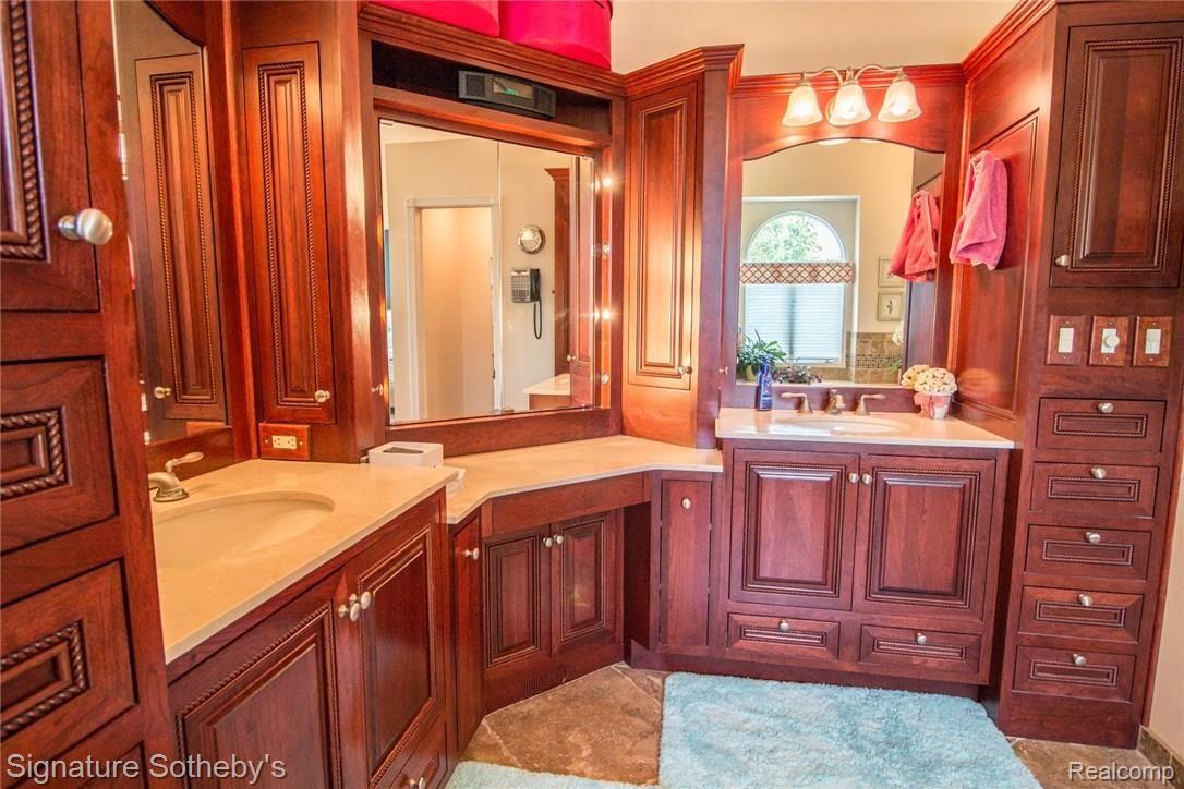 1400 Dockham Road Columbiaville, MI 48421 - Photo 29 of 73 Master Bathroom Vanity
