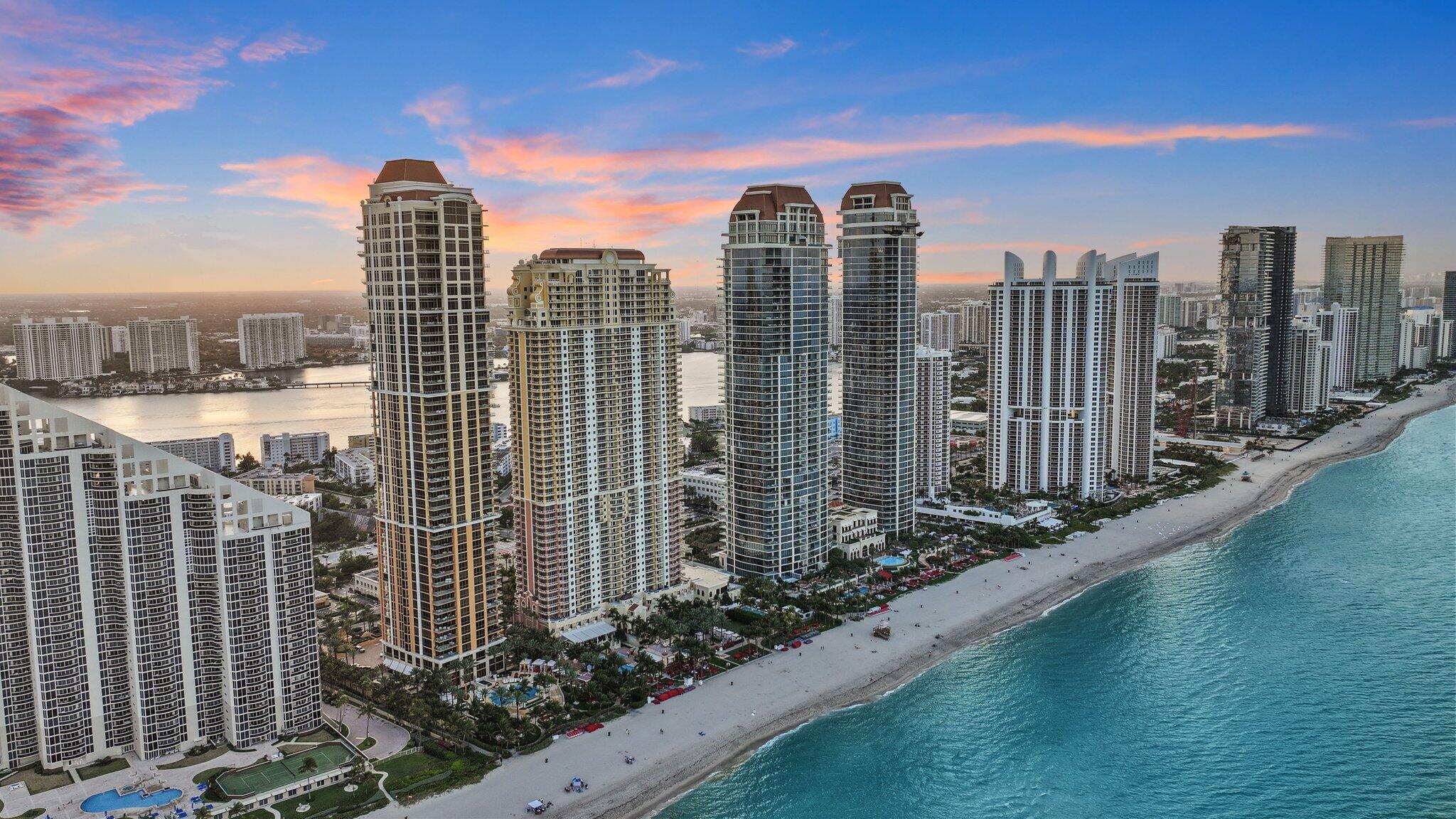 17749 Collins Avenue, Unit TS 3901/3902 Sunny Isles Beach, FL 33160 - Photo 121 of 127 a view of a city with tall buildings