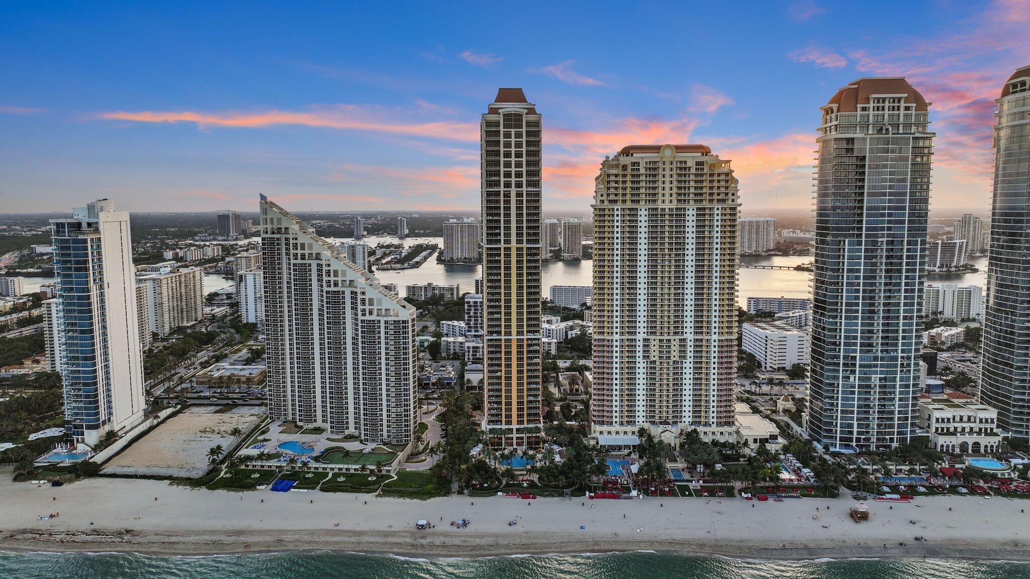 17749 Collins Avenue, Unit TS 3901/3902 Sunny Isles Beach, FL 33160 - Photo 122 of 127 a view of a city with tall buildings