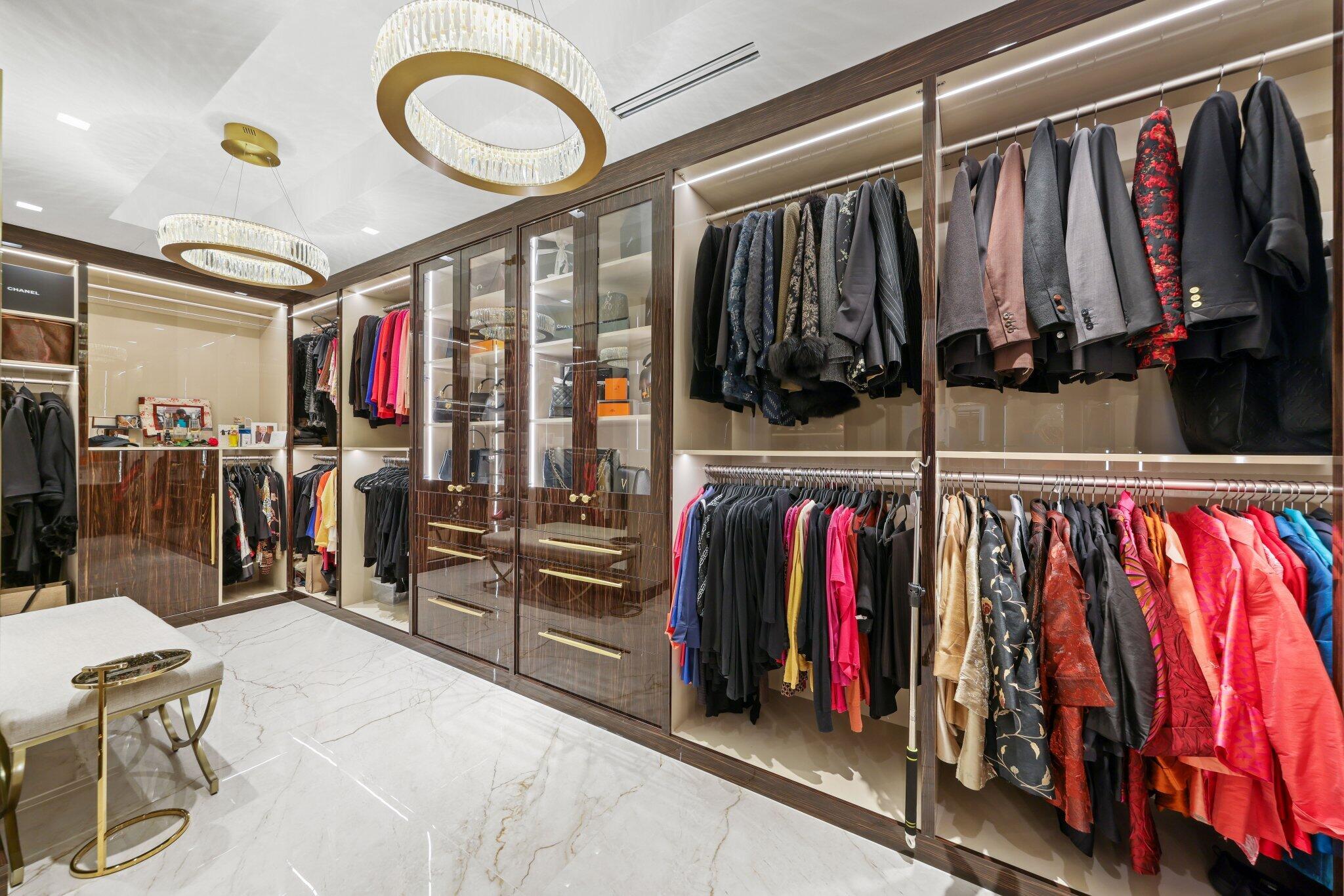 17749 Collins Avenue, Unit TS 3901/3902 Sunny Isles Beach, FL 33160 - Photo 25 of 127 a view of walk in closet with clothes and shoes