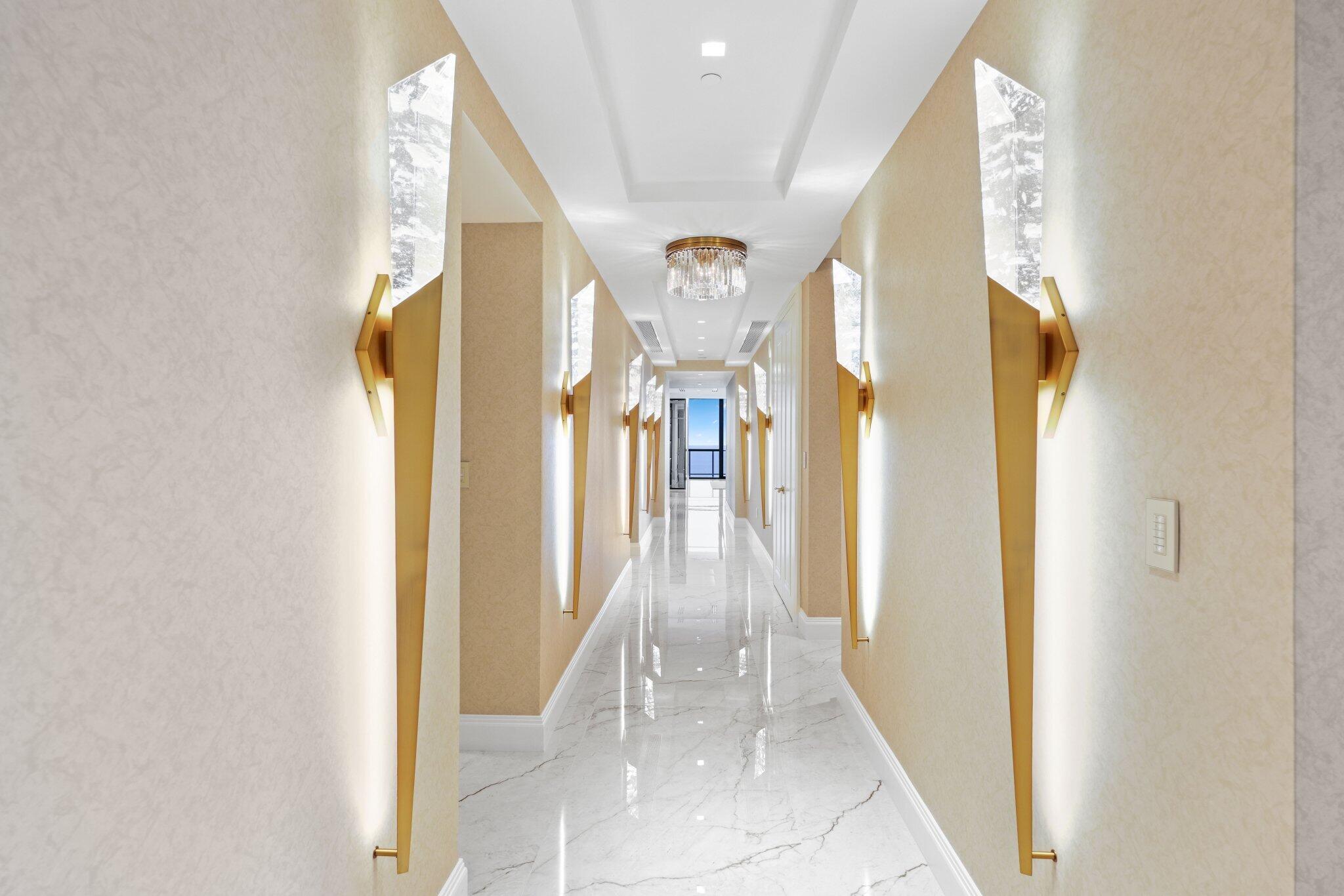 17749 Collins Avenue, Unit TS 3901/3902 Sunny Isles Beach, FL 33160 - Photo 82 of 127 a view of hallway with furniture and a window