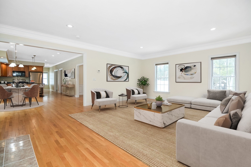 268 Hall Street Dunstable, MA 01827 - Photo 10 of 36 a living room with furniture and wooden floor