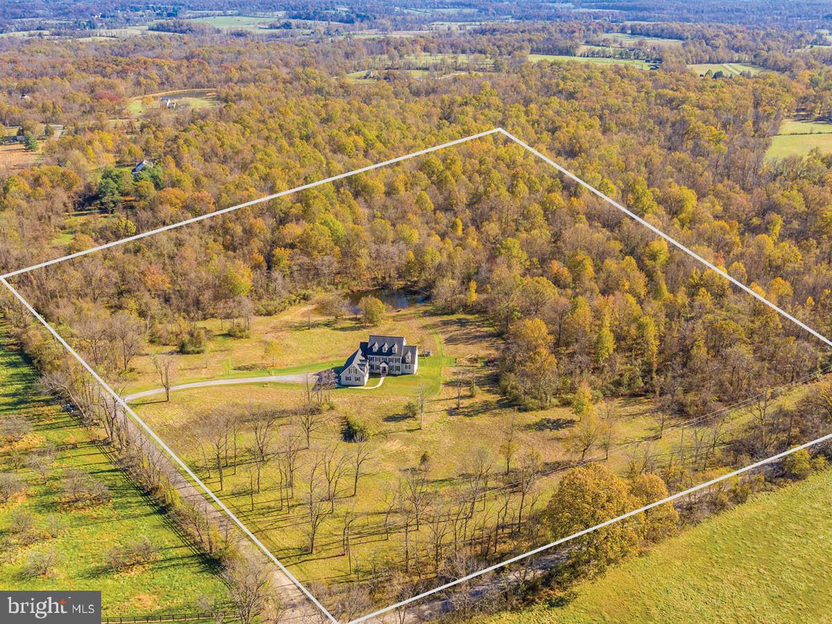 33415 Austin Grove Road Bluemont, VA 20135 - Photo 20 of 58 Aerial view of approx lot lines 15 acres