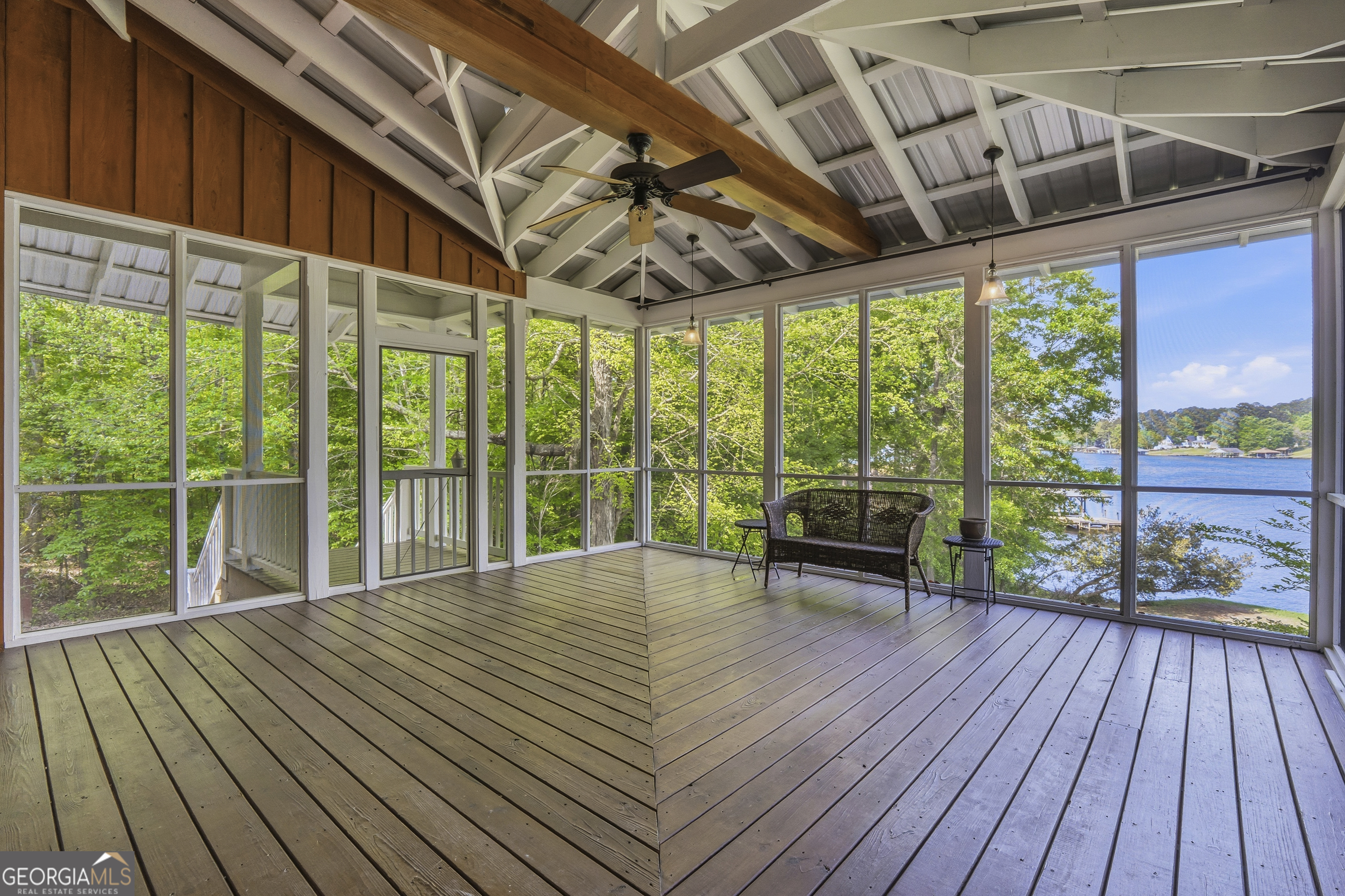 57 Birch Lane Sparta, GA 31087 - Photo 38 of 61 a view of porch with deck and wooden floor