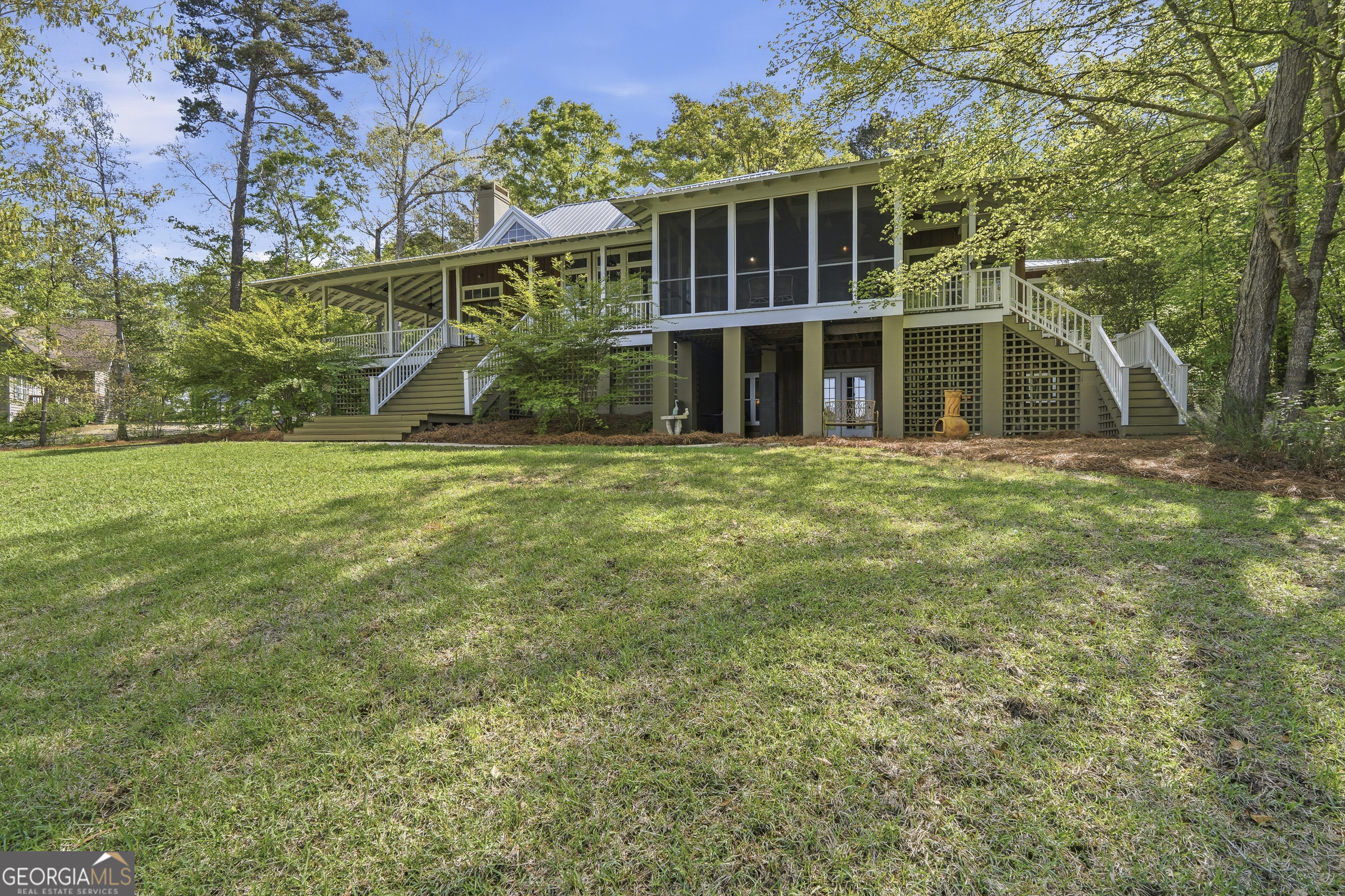57 Birch Lane Sparta, GA 31087 - Photo 52 of 61 a view of a large trees with a big yard and large trees