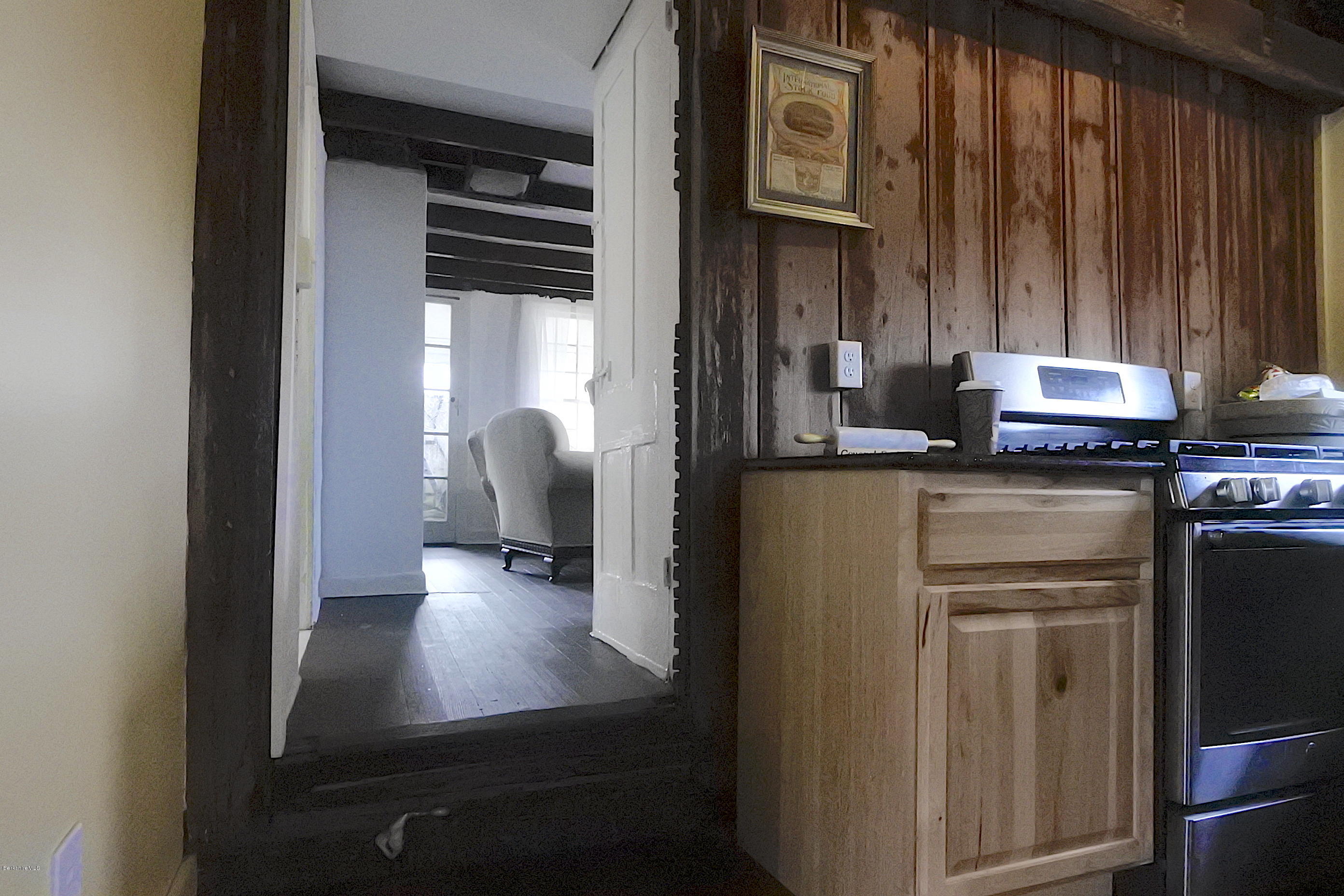 6 West Stockbridge Road Stockbridge, MA 01262 - Photo 9 of 15 a view of kitchen with furniture and wooden floor