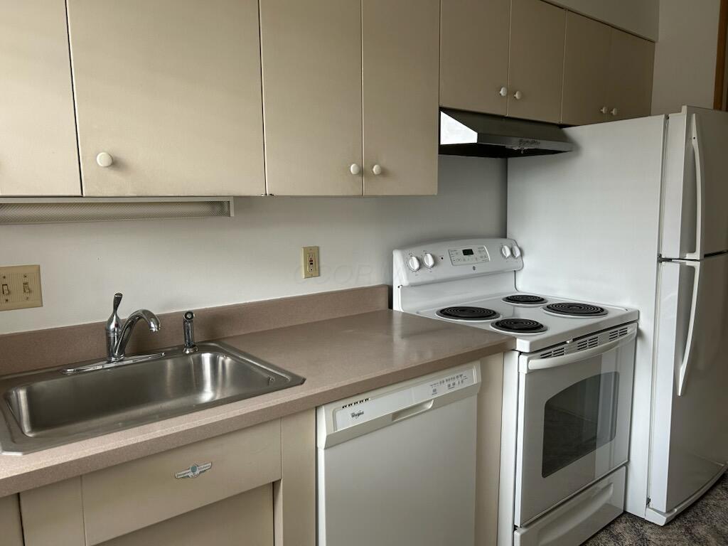 1743 Ardleigh Road Columbus, OH 43221 - Photo 6 of 29 The kitchen features a dishwasher, electric stove and a nice size refrigerator.