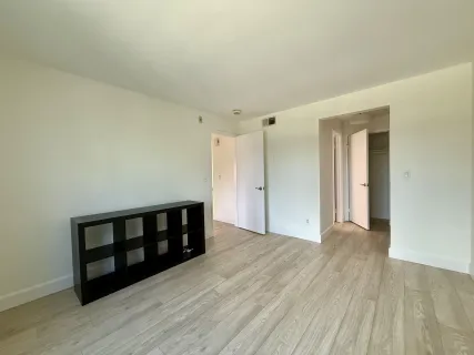 a view of livingroom with furniture and wooden floor
