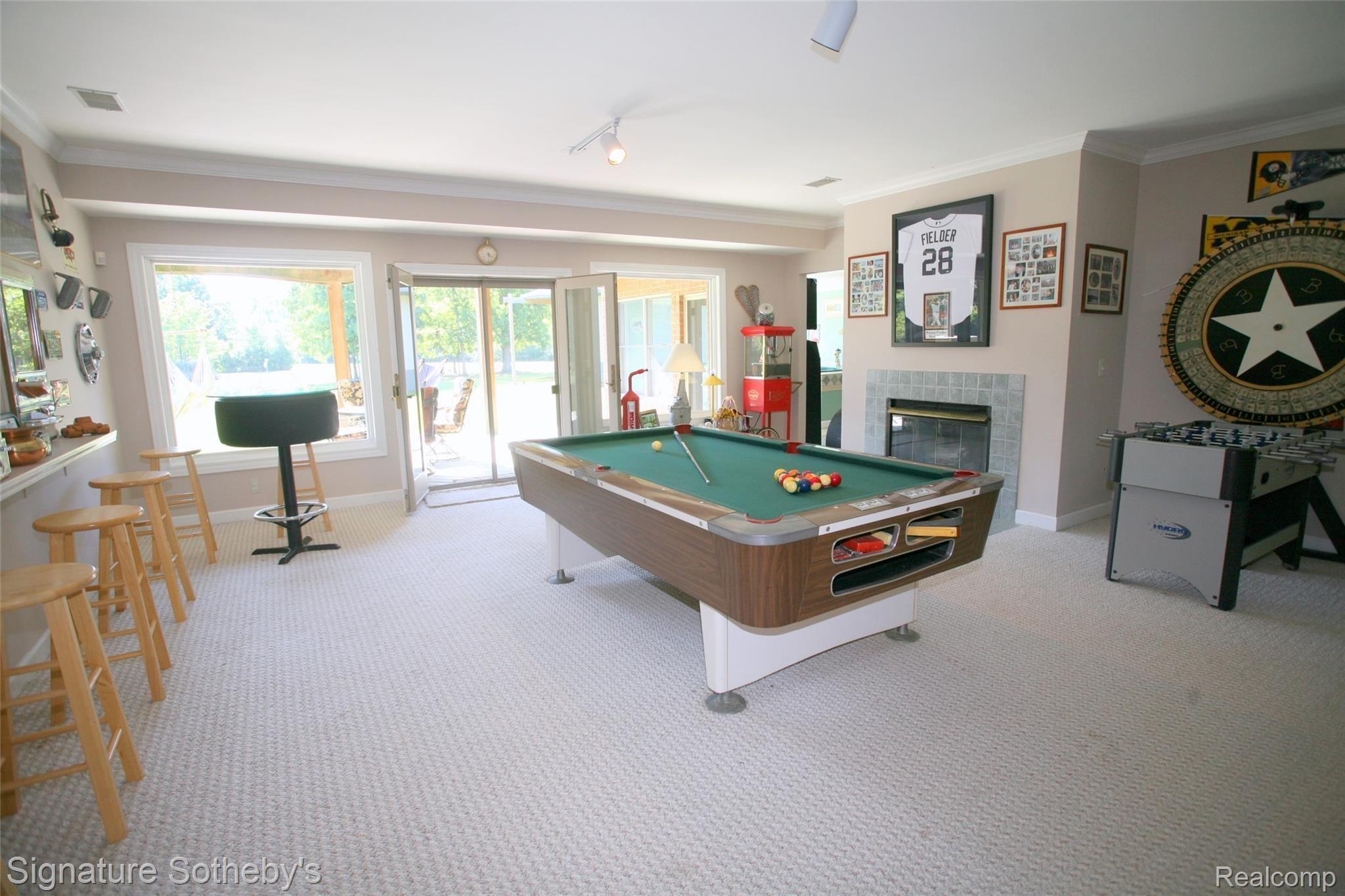1720 Braidwood Road Memphis, MI 48041 - Photo 29 of 60 Lower Level Game Room