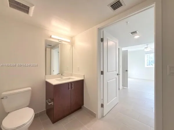 a view of closet area