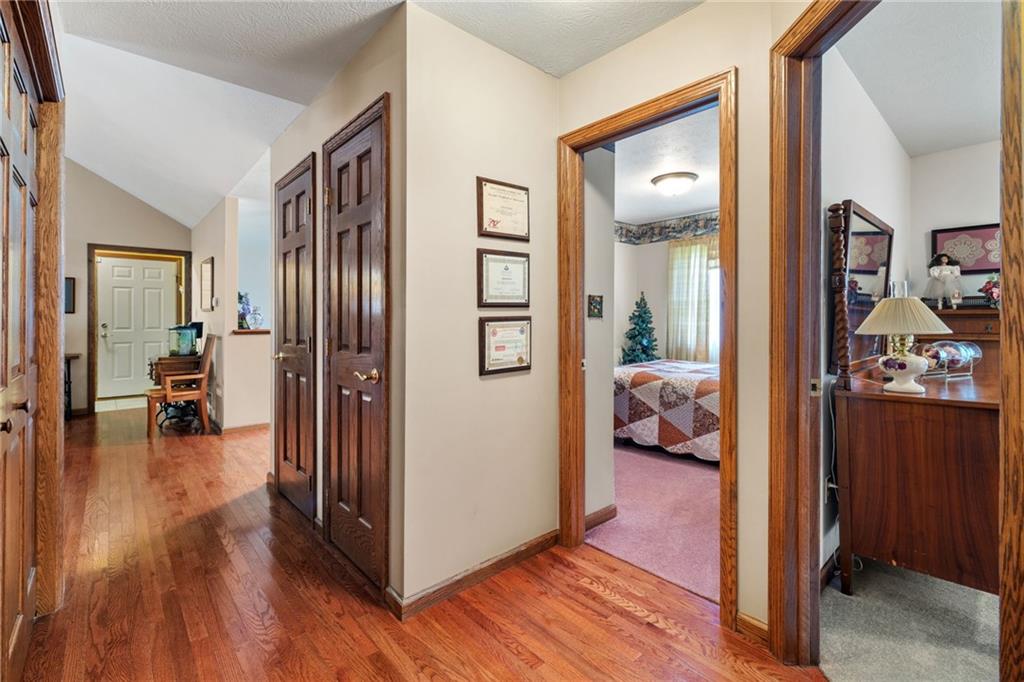 3746 Matthews Road Edinburg, PA 16116 - Photo 29 of 36 a en suite bathroom with a toilet sink and mirror