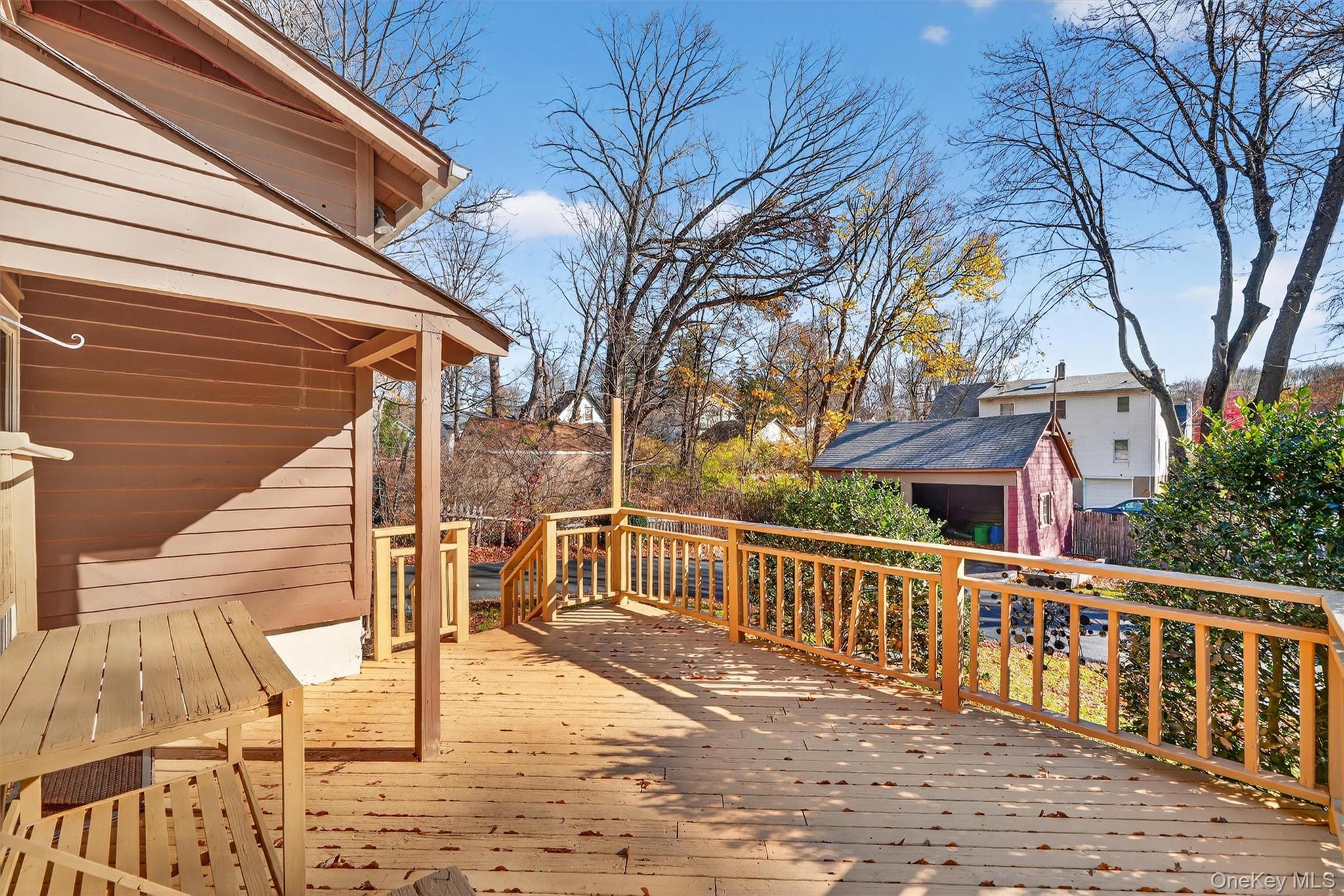 165 Wayne Avenue Suffern, NY 10901 - Photo 30 of 38 Wooden deck with an outdoor structure