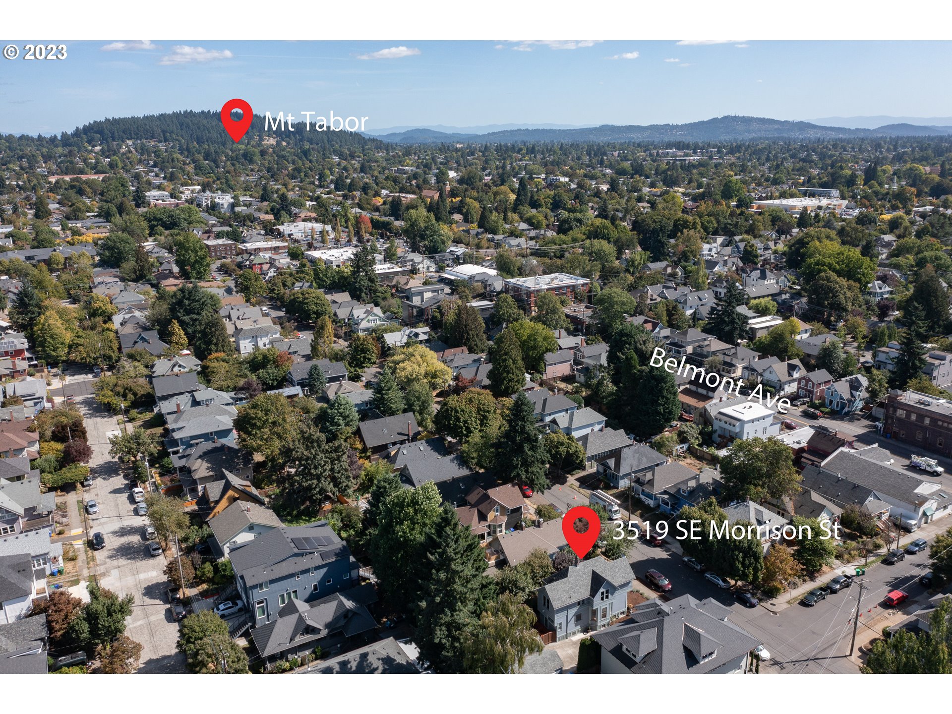 3519 Southeast Morrison Street Portland, OR 97214 - Photo 41 of 43 an aerial view of city