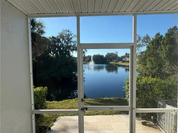 a view of a porch