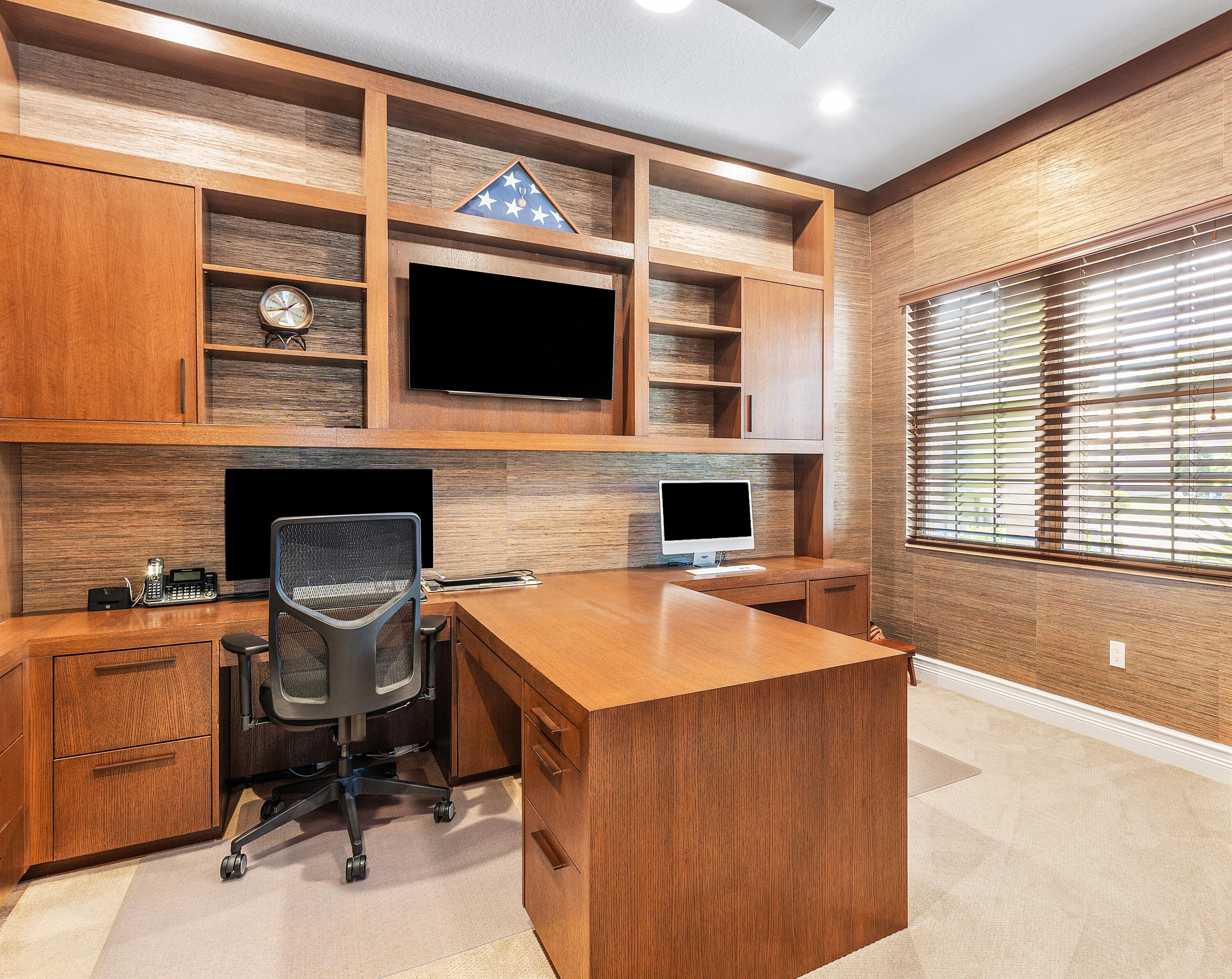 12102 Neptune Peak Drive Boynton Beach, FL 33473 - Photo 24 of 70 Den Has Built-In Unit With Two Desks