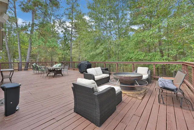 a view of outdoor space with seating