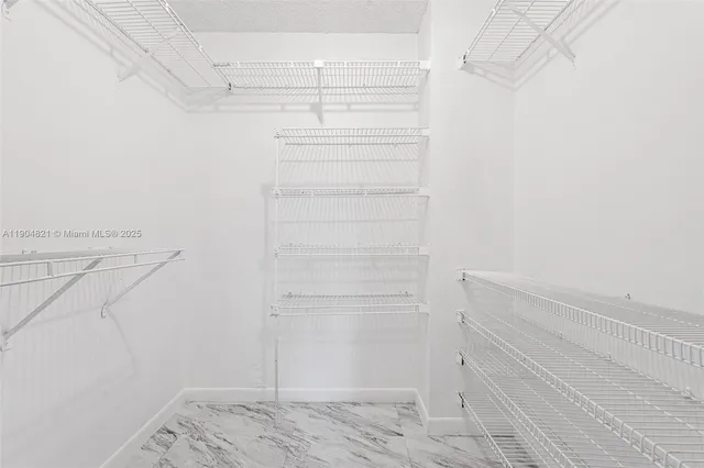 a view of walk in closet