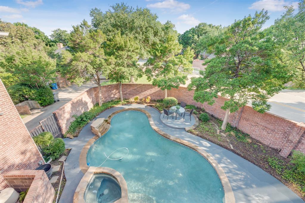 7204 Debbe Drive Dallas, TX 75252 - Photo 31 of 40 an aerial view of a house with outdoor space