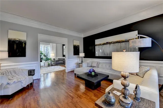 an aerial view of residential house with outdoor space