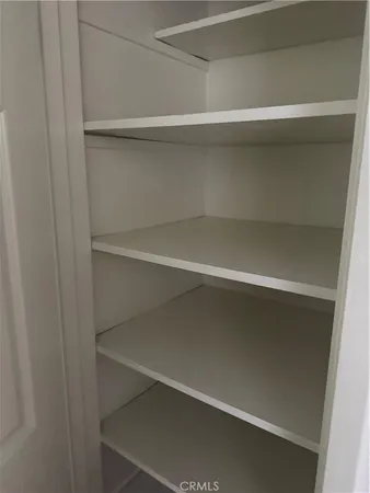 a close view of closet