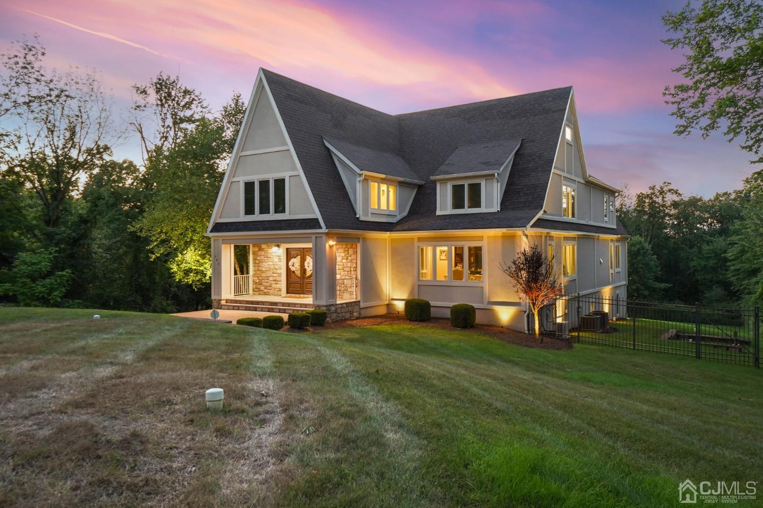 193 Mt Horeb Road Warren, NJ 07059 - Photo 5 of 63 a front view of a house with a garden