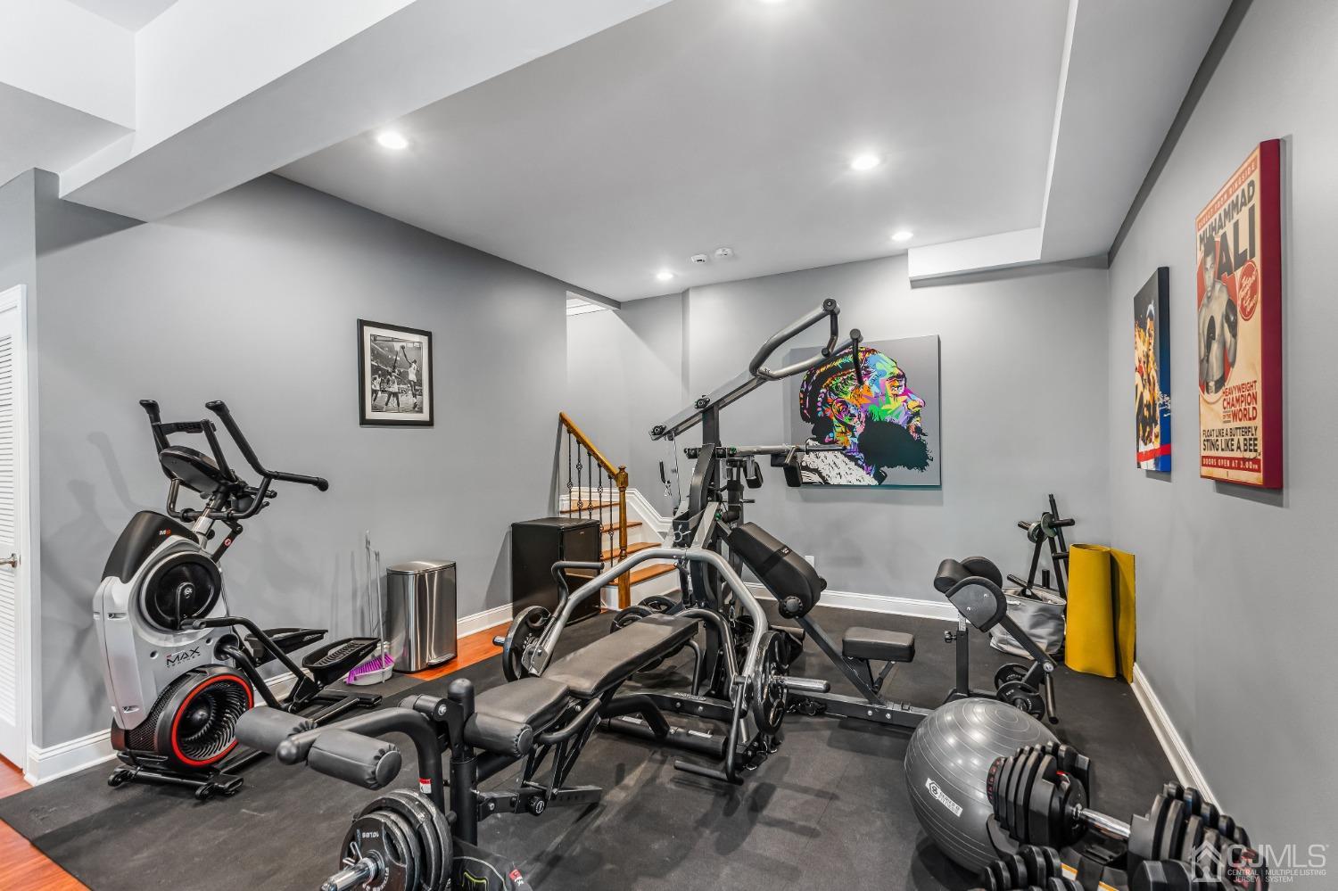 193 Mt Horeb Road Warren, NJ 07059 - Photo 63 of 63 a view of a room with gym equipment