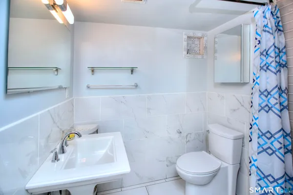 a bathroom with a sink and a toilet