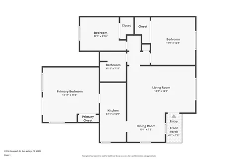 $899,999 | 11936 Neenach Street, Sun Valley, CA 91352
