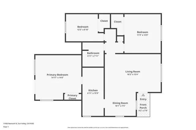 $899,999 | 11936 Neenach Street, Sun Valley, CA 91352