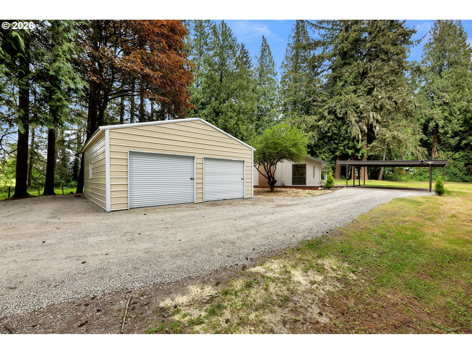 30921 Northwest Spencer Road La Center, WA 98642 - Photo 34 of 39 a house view with a outdoor space