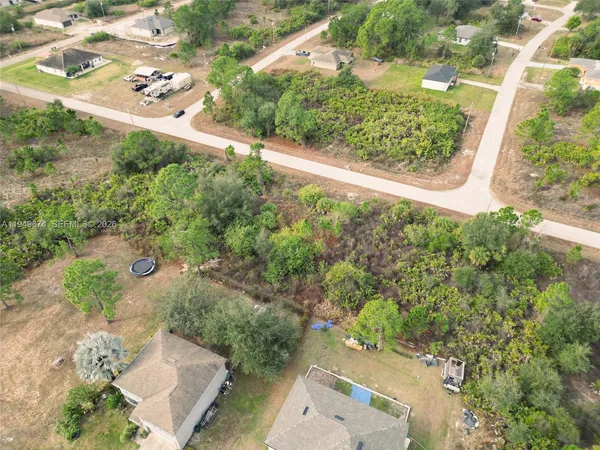 a view of a garden with a pathway