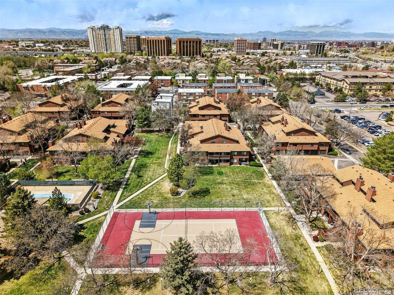 540 South Forest Street, Unit 204 Denver, CO 80246 - Photo 44 of 46 an aerial view of residential houses with yard
