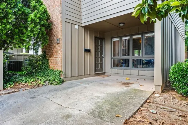 front view of a house with a porch