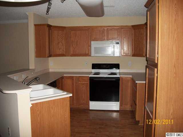 14610 Laura Michelle Road Huntersville, NC 28078 - Photo 6 of 13 a kitchen with stainless steel appliances a stove a sink and a microwave
