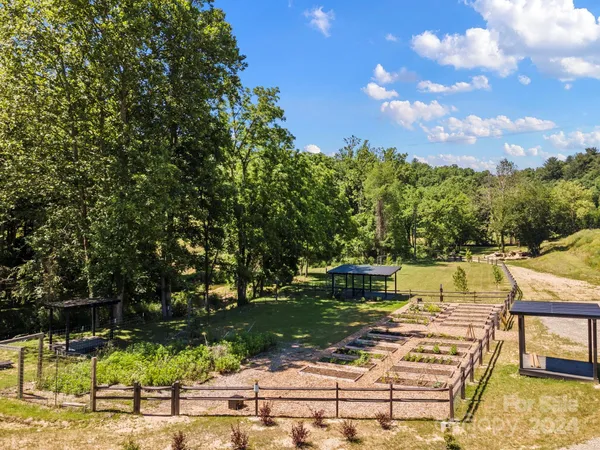 a view of a lake with outdoor space
