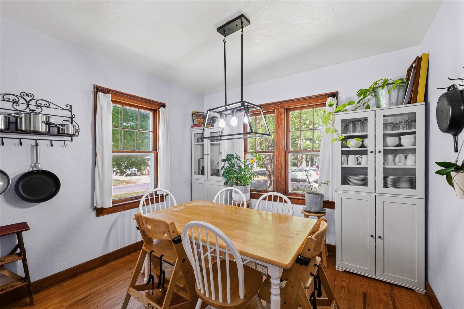 319 West Bond Street Monticello, IL 61856 - Photo 10 of 34 a view of a dining room with furniture window and wooden floor