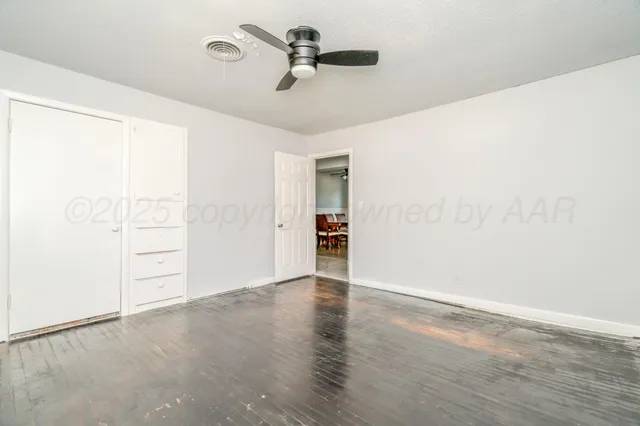 wooden floor in an empty room