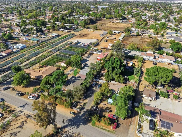 an aerial view of a city with lots of residential buildings