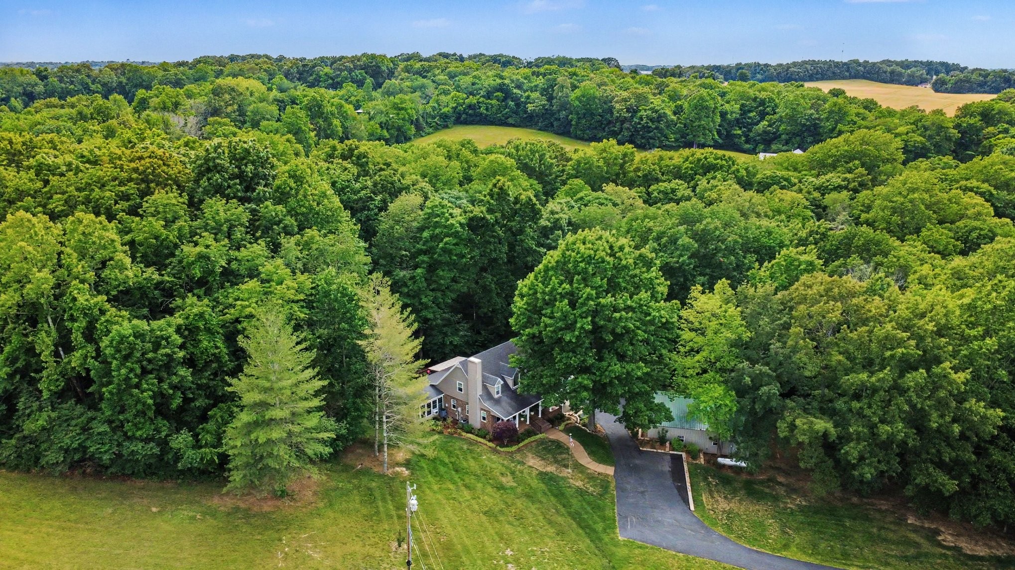 5833 Highway 76 East Springfield, TN 37172 - Photo 53 of 66 an aerial view of a house with a yard