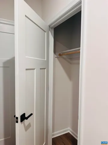 a view of a room with door