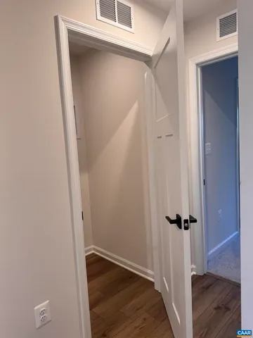 wooden floor in a gallery