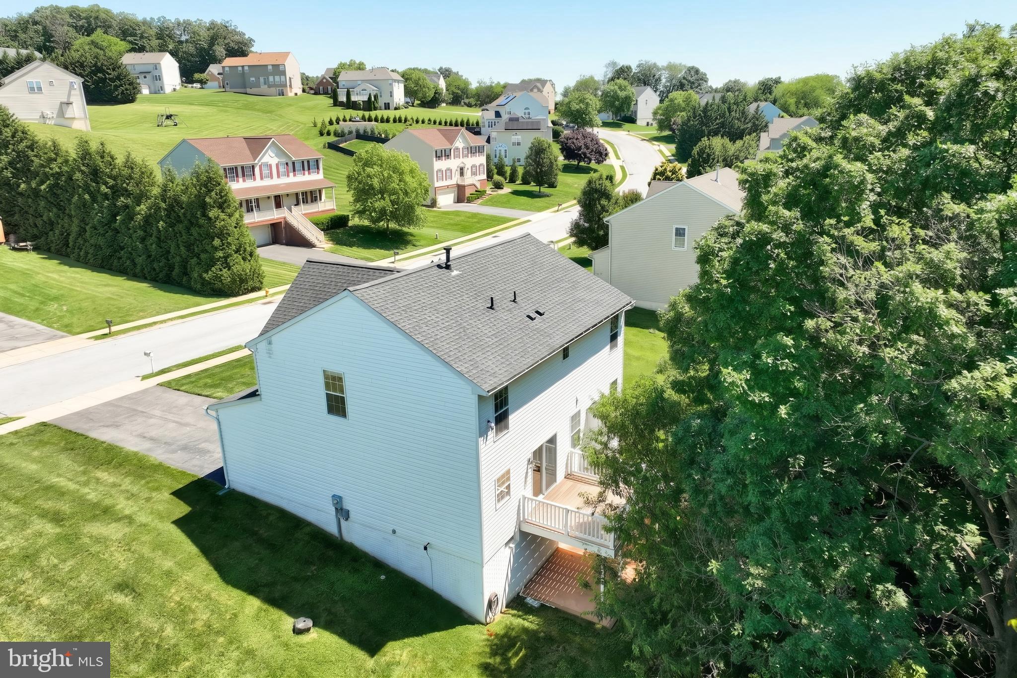 425 Lakeview Drive Spring Grove, PA 17362 - Photo 9 of 51 an aerial view of a house with yard swimming pool and outdoor seating