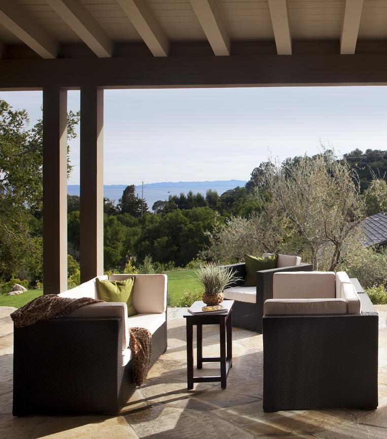 2888 East Valley Road Montecito, CA 93108 - Photo 1 of 7 a view of a couches in a patio