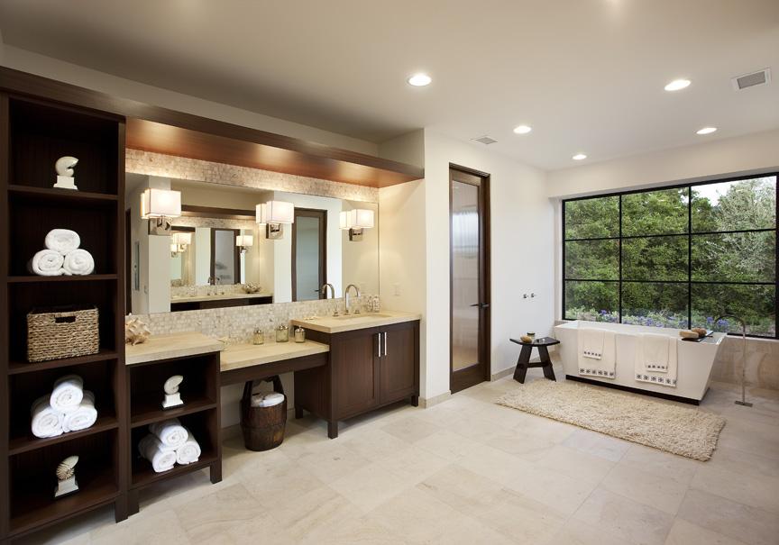 2888 East Valley Road Montecito, CA 93108 - Photo 5 of 7 a large bathroom with a large tub and sink